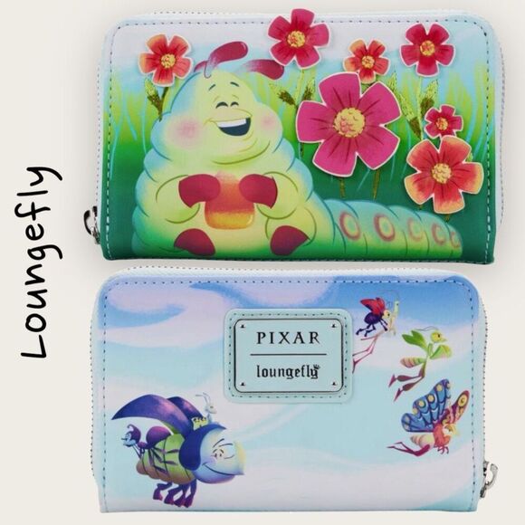 Loungefly A Bugs Life Zip Around Wallet NWT - Picture 1 of 8